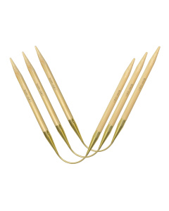 Addi 5612030.0600 CraSyTrio flexibele sokkennaalden bamboo 30 cm 6 mm - Kaart