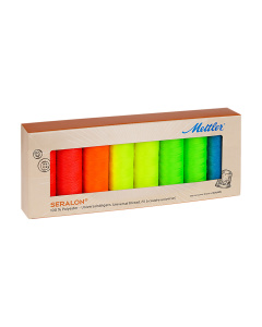 Amann Mettler SE8-NEON Allesnaaigarenset Seralon Neon, 8 x 200 meter - STUK