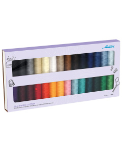 Amann Mettler SFC28 Silk Finish Cotton naaigarenset, 28 x 150 meter - STUK
