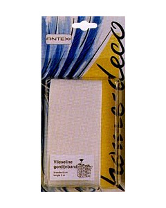 Antex 232000 Home Deco gordijnbandvlieseline 6 cm 5 meter - Kaart