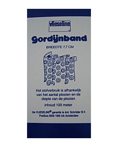 Antex 232510 Gordijnbandvlieseline 7,7cm Naaibaar - Meter