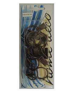 Antex 329513 Home Deco Ring+Clip roest 10 stuks - Kaart