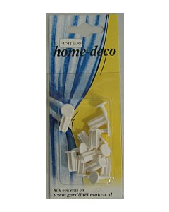 Antex 329980 Home Deco Glijder V/Staafje Wit - Kaart