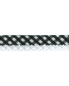 Biaisband ruit gehaakt rand 12mm - Kleur 000