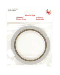 Merkloos 11414.1306 Dubbelzijdig tape 6 mm x 13 meter - Kaart