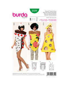 Burda patroon 2359 pizza gebak kaas XS - XL - STUK
