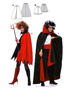 Burda patroon 2435 Cape. Maat: 44-60 - STUK