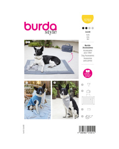 Burda naaipatroon 5702 geel - Hondenaccessoires maat 1 - STUK