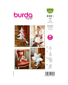 Burda naaipatroon 5760 groen - deco 1 maat - STUK