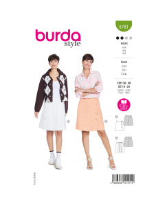 Burda naaipatroon 5776 groen - Rok maat 36-46 - STUK