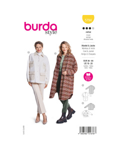 Burda naaipatroon 5794 geel - Jacket/Jas maat 36-46 - STUK