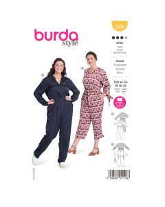 Burda naaipatroon 5896 geel - Jumpsuit maat 44-54 - STUK