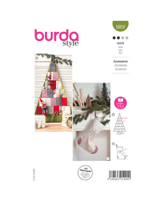 Burda naaipatroon 5952 groen - Accessoires een maat - STUK