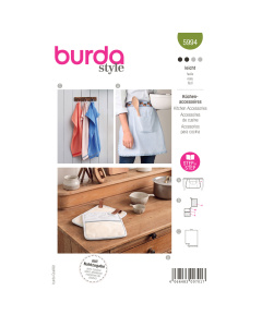 Burda naaipatroon 5994 groen - Keukenaccessoires - STUK