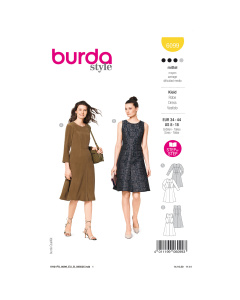 Burda patroon 6099 jurk. Maat: 34-44 - STUK
