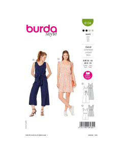 Burda patroon 6134 overall. Maat: 34-44 - STUK
