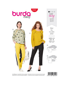 Burda patroon 6151 trui. Maat: 34-44 - STUK
