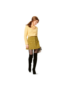 Burda patroon 6252 rok. Maat: 34-44 - STUK
