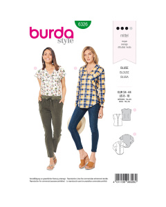 Burda patroon 6326 blouse. Maat: 34-44 - STUK