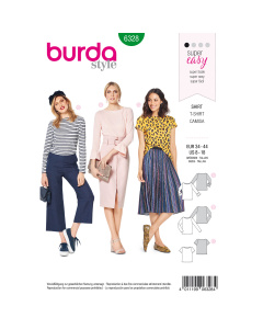 Burda patroon 6328 shirt. Maat: 34-44 - STUK