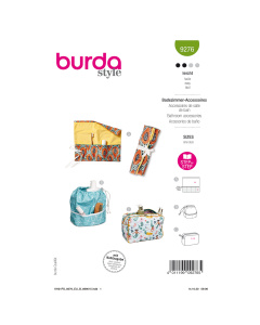 Burda patroon 9276 badkameraccessoires. Maat: one size - STUK