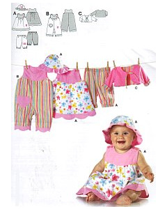 Burda patroon 9712 combinatie. Maat: 62-86 - STUK