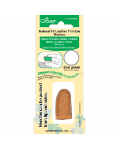 Clover 6029 Vingerhoed leer medium - Kaart