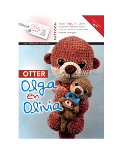 Cute Dutch Patronenboekje Otter Olga en Olivia. ISBN 9789083483788. Nederlands - STUK