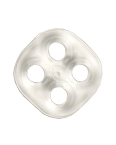 Dill 007.110004 Transparante knopen 4 gaats 11 mm - STUK