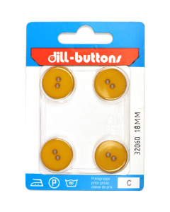 Dill 007.32060 Unigekleurde knopen 2 gaats 18 mm - Kaart