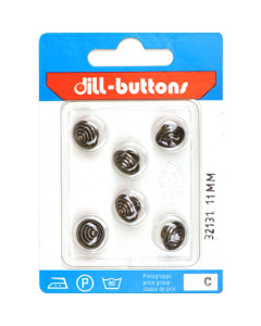 Dill 007.32131 Knopen achtersteek 11 mm - Kaart