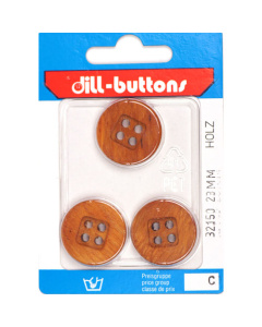 Dill 007.32150 Houten knopen 4 gaats 23 mm - Kaart