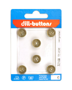 Dill 007.32168 Knopen achtersteek 11 mm - Kaart