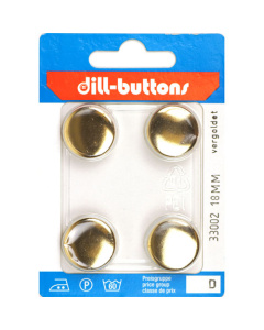 Dill 007.33002 Metalen knopen achtersteek 18 mm - Kaart