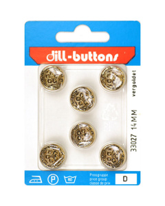 Dill 007.33027 Knopen achtersteek 14 mm - Kaart