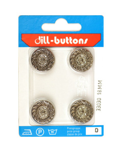 Dill 007.33030 Knopen achtersteek 18 mm - Kaart