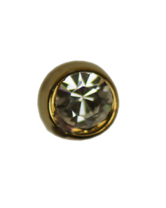 Dill 007.330607 Glitter knopen achtersteek 8 mm - STUK