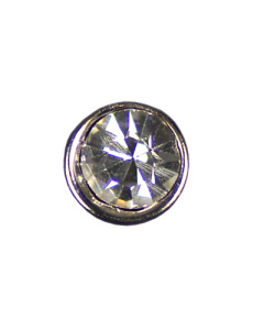 Dill 007.330608 Glitter knopen achtersteek 10 mm - STUK