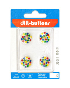 Dill 007.33061 Kinderknopen 4 gaats 15 mm - Kaart