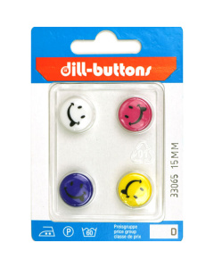 Dill 007.33065 Kinderknopen achtersteek 15 mm - Kaart