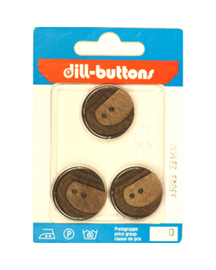 Dill 007.33083 Fashion knopen 2 gaats 23 mm - Kaart