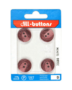 Dill 007.33088 Fashion knopen 2 gaats 18 mm - Kaart