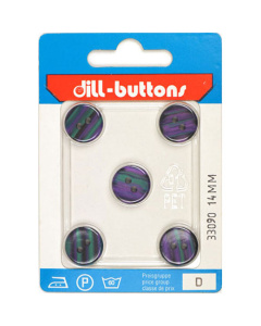 Dill 007.33090 Fashion knopen 2 gaats 14 mm - Kaart