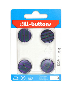 Dill 007.33091 Fashion knopen 2 gaats 18 mm - Kaart