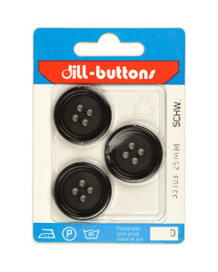 Dill 007.33103 Unigekleurde knopen 4 gaats 25 mm - Kaart