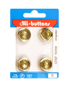 Dill 007.33107 Knopen achtersteek 18 mm - Kaart