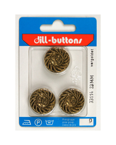Dill 007.33114 Knopen achtersteek 23 mm - Kaart