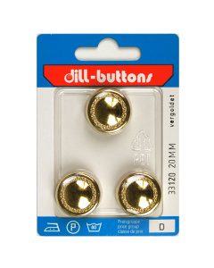 Dill 007.33120 Knopen achtersteek 20 mm - Kaart