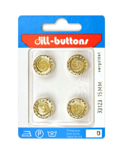Dill 007.33123 Knopen achtersteek 15 mm - Kaart