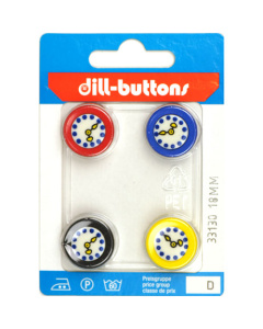 Dill 007.33130 Kinderknopen achtersteek 18 mm - Kaart